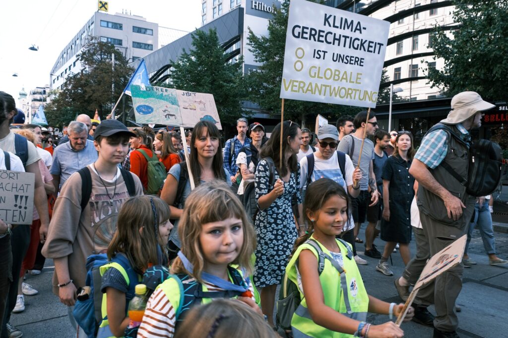 Impressionen vom Klimastreik in Wien am 15.09.2023