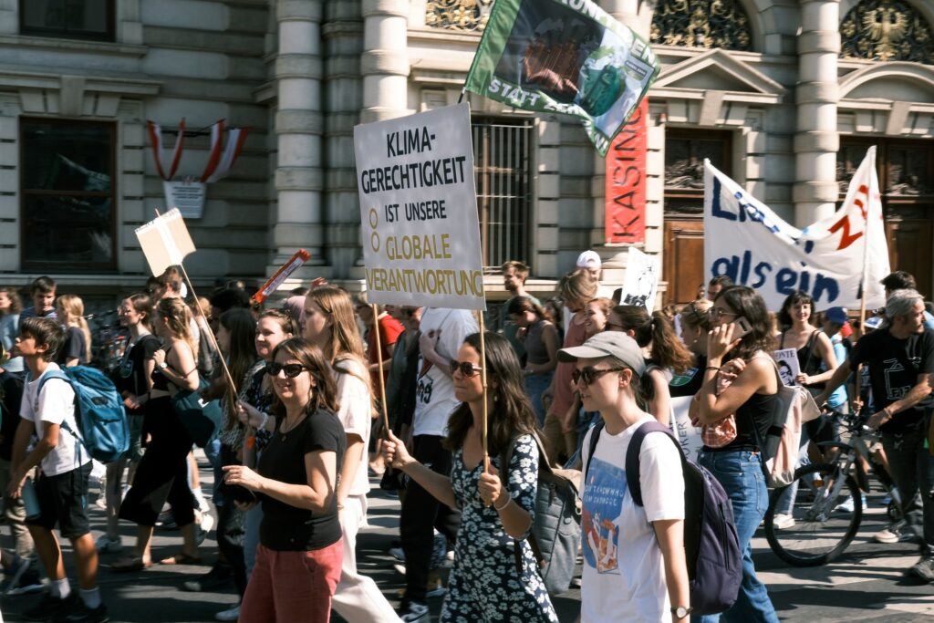 Impressionen vom Klimastreik in Wien am 15.09.2023