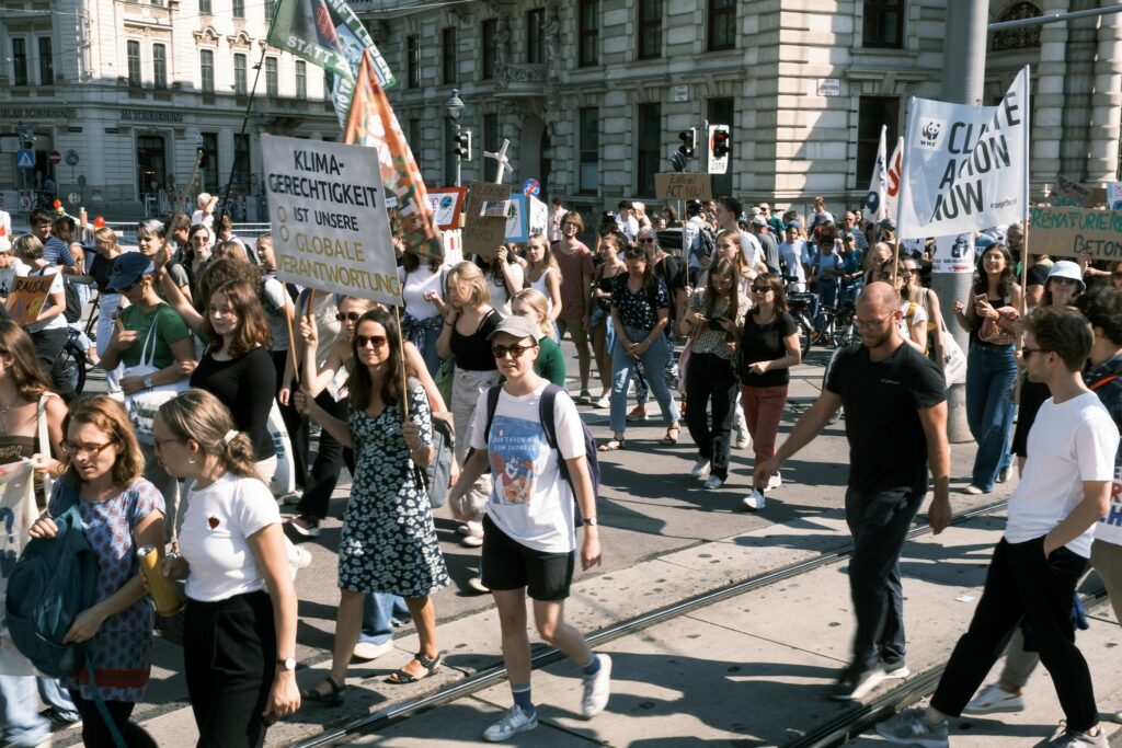 Impressionen vom Klimastreik in Wien am 15.09.2023