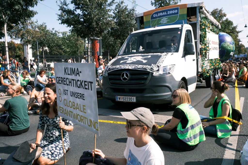 Impressionen vom Klimastreik in Wien am 15.09.2023