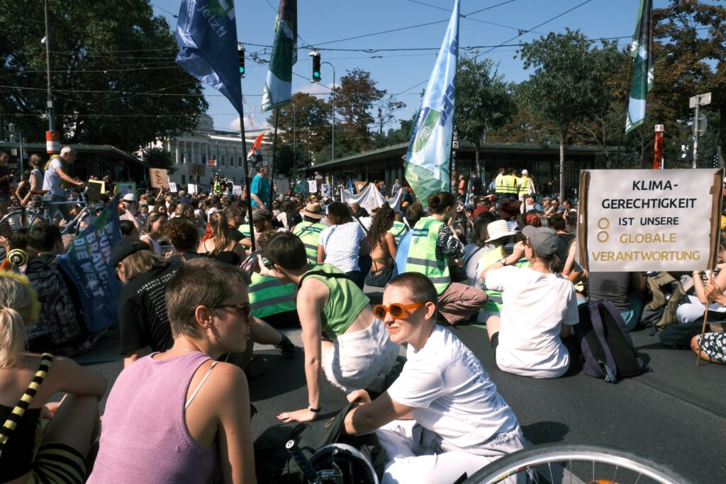 Impressionen vom Klimastreik in Wien am 15.09.2023