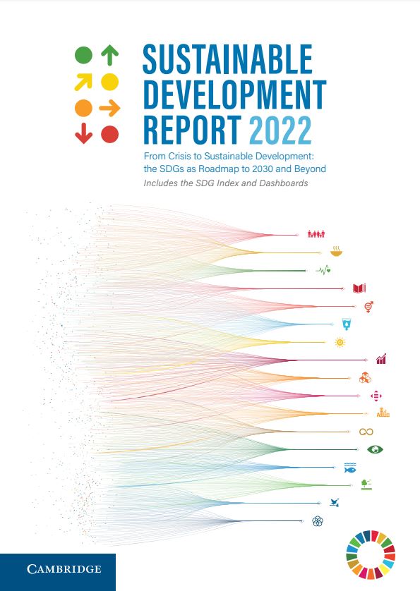Titelblatt des Sustainable Development Report 2022